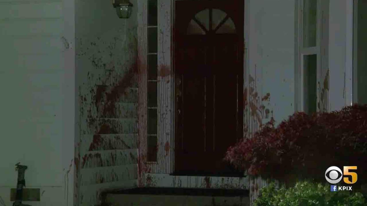 Leftist punks target Derek Chauvin defense witness; splatter blood on home, toss severed pig's head on porch. Problem is witness doesn't live there anymore.