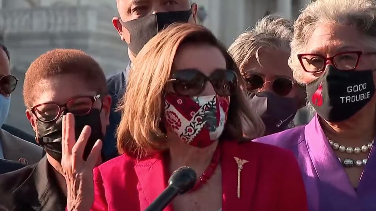 Nancy Pelosi thanks George Floyd for 'sacrificing' his life for justice after Derek Chauvin is found guilty
