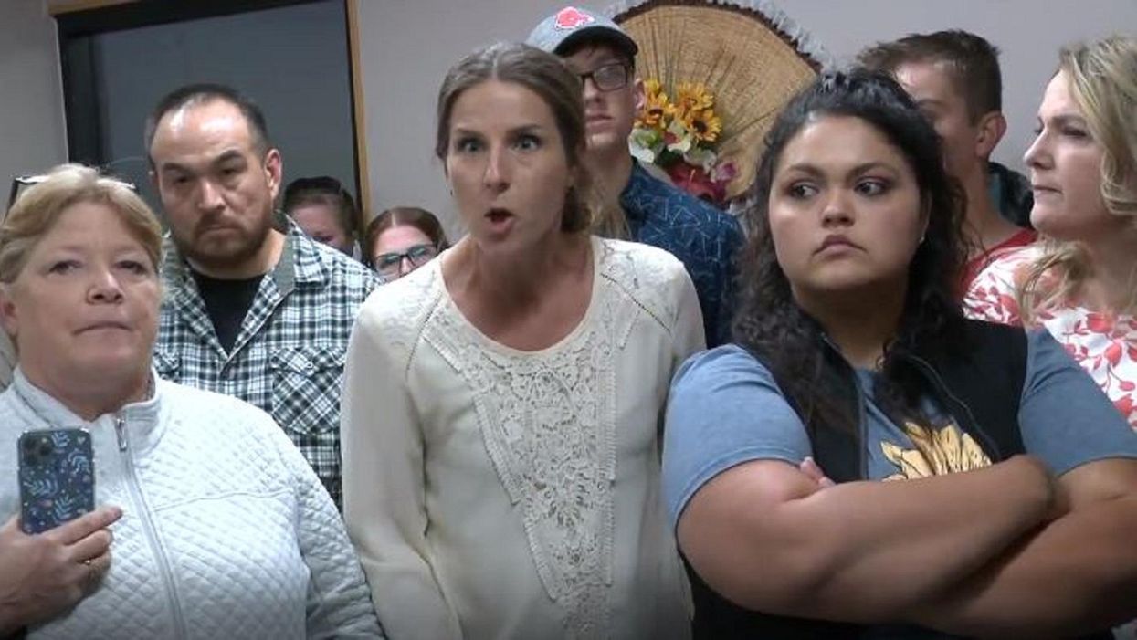 'Let our children breathe!': Arizona school board flees as angry parents demand lift of mask mandate for kids