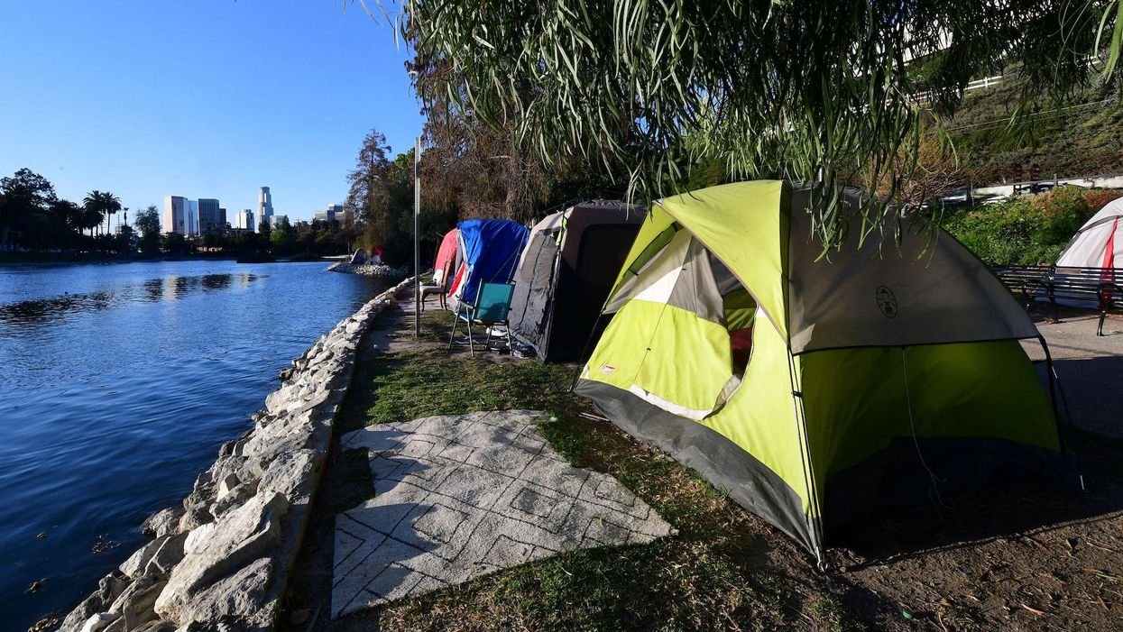 Sanitation workers cleaned up 35 tons of garbage from homeless camp in Los Angeles, including 700 pounds of feces and urine
