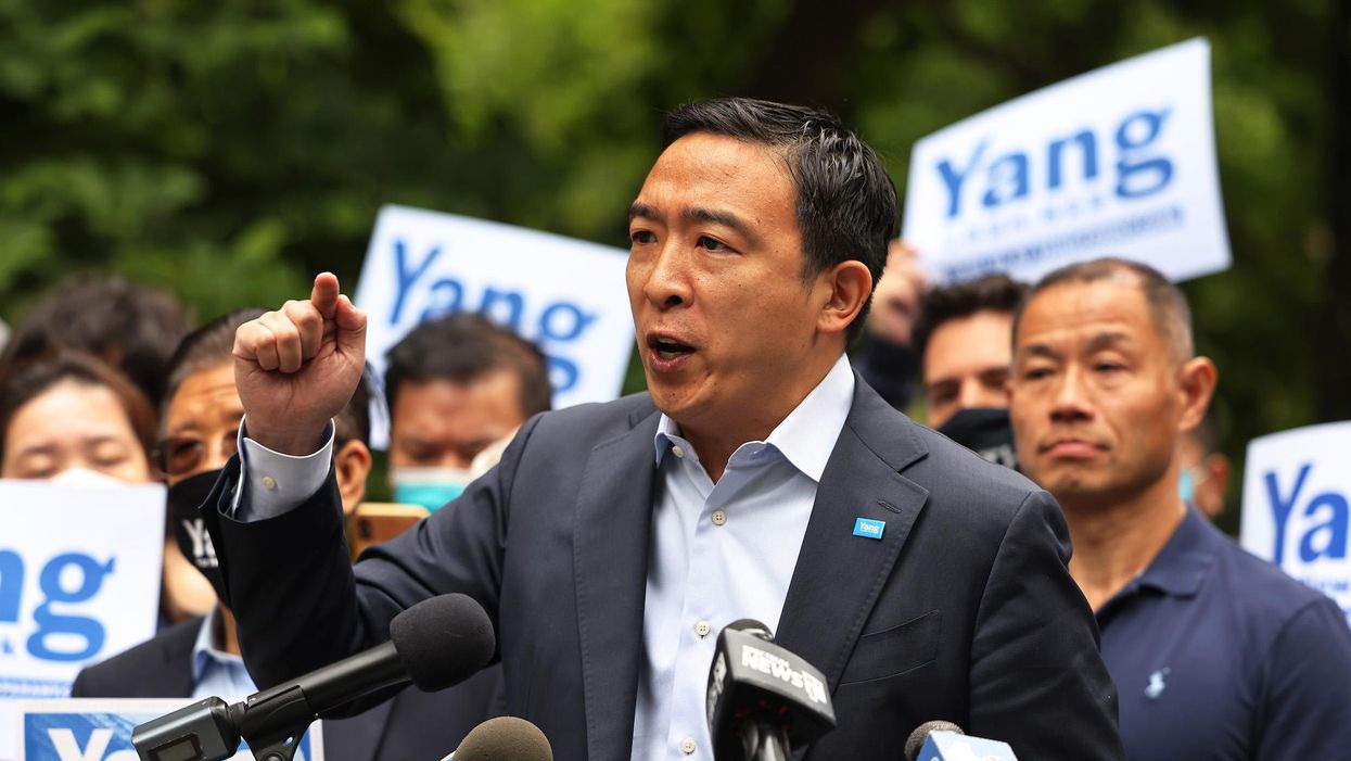 Andrew Yang accuses New York Daily News cartoon of using racist stereotype to attack him