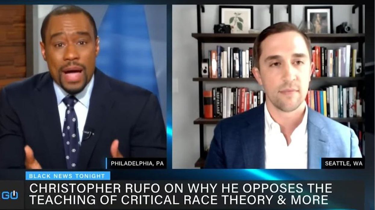 'Name something you like about being white': Marc Lamont Hill tries to bait Christopher Rufo — but it backfires spectacularly