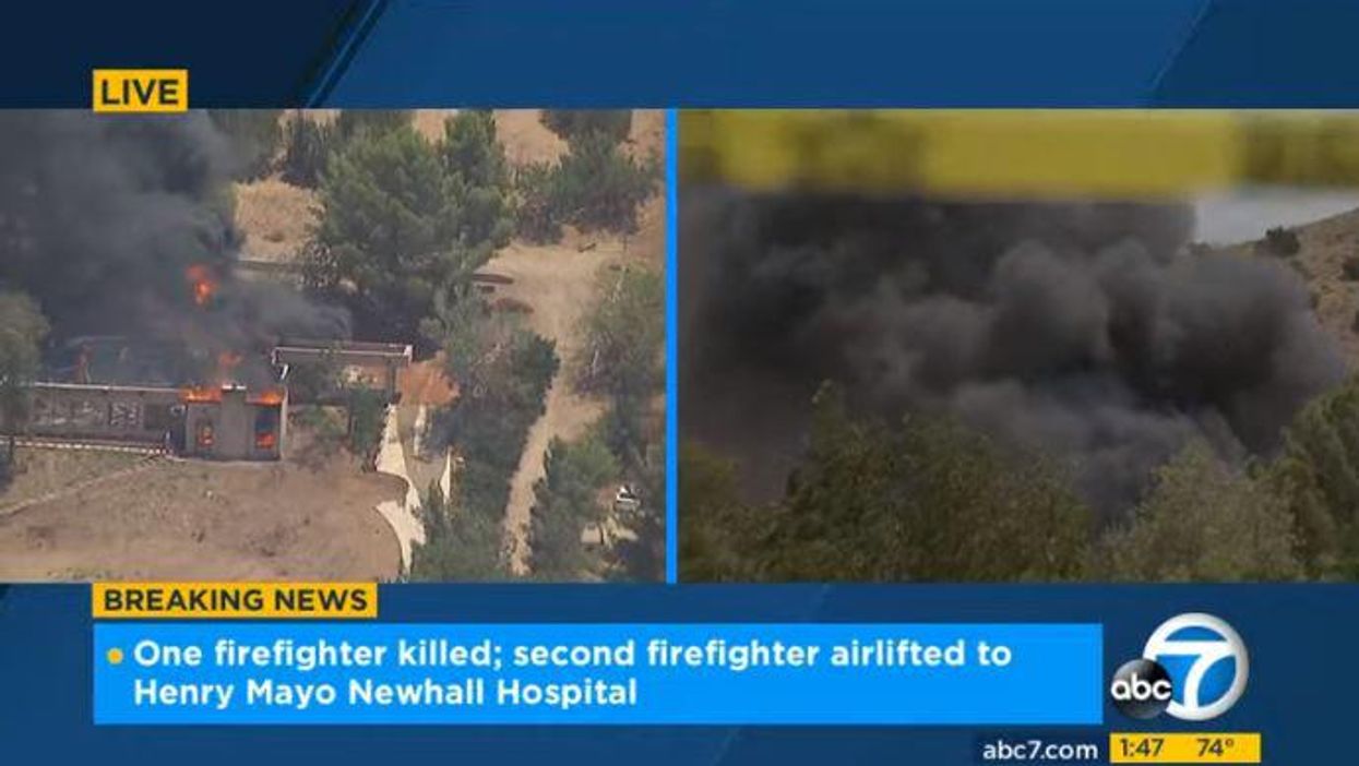 1 firefighter killed, 1 wounded in shooting at California fire station; suspect's home torched