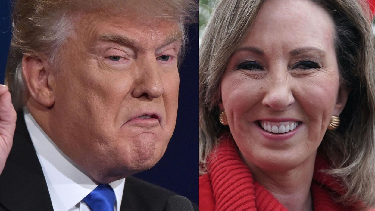 Trump slams former GOP congresswoman and other 'RINO losers' after she jokes about him