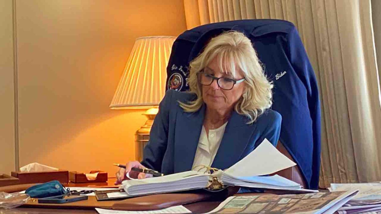 'Where's Joe?': House Republicans mock photo of first lady Jill Biden 'prepping' for G7 summit — and leftists hit back hard