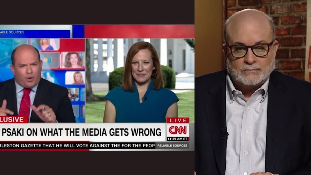 WATCH: Mark Levin hilariously mocks CNN's Brian Stelter over 'pathetic, softball' Psaki interview