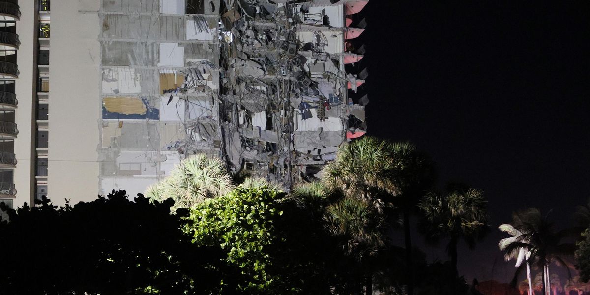 Multistory condo building partially collapses; hundreds of first ...