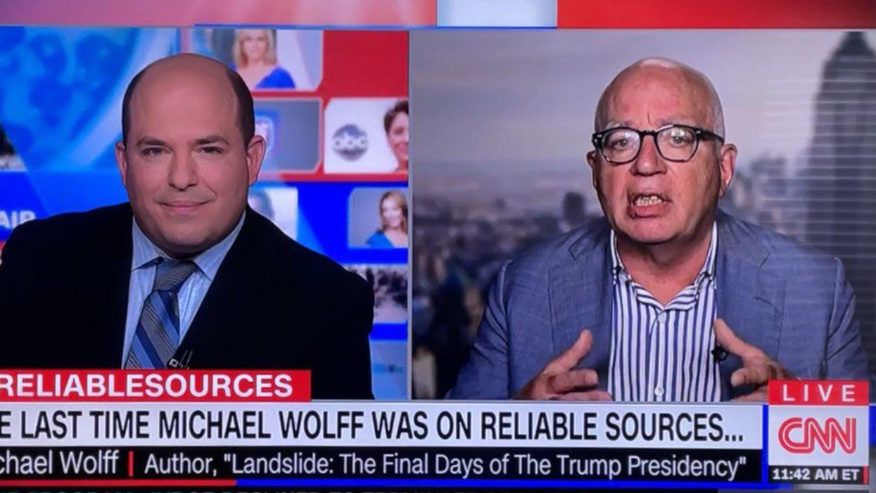 Brian Stelter gets trashed by his own guest, Michael Wolff tells CNN host: 'You are one of the reasons why people can't stand the media'