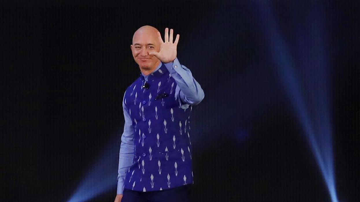 Bezos rockets into space, then thanks Amazon employees and customers who 'paid for all of this'
