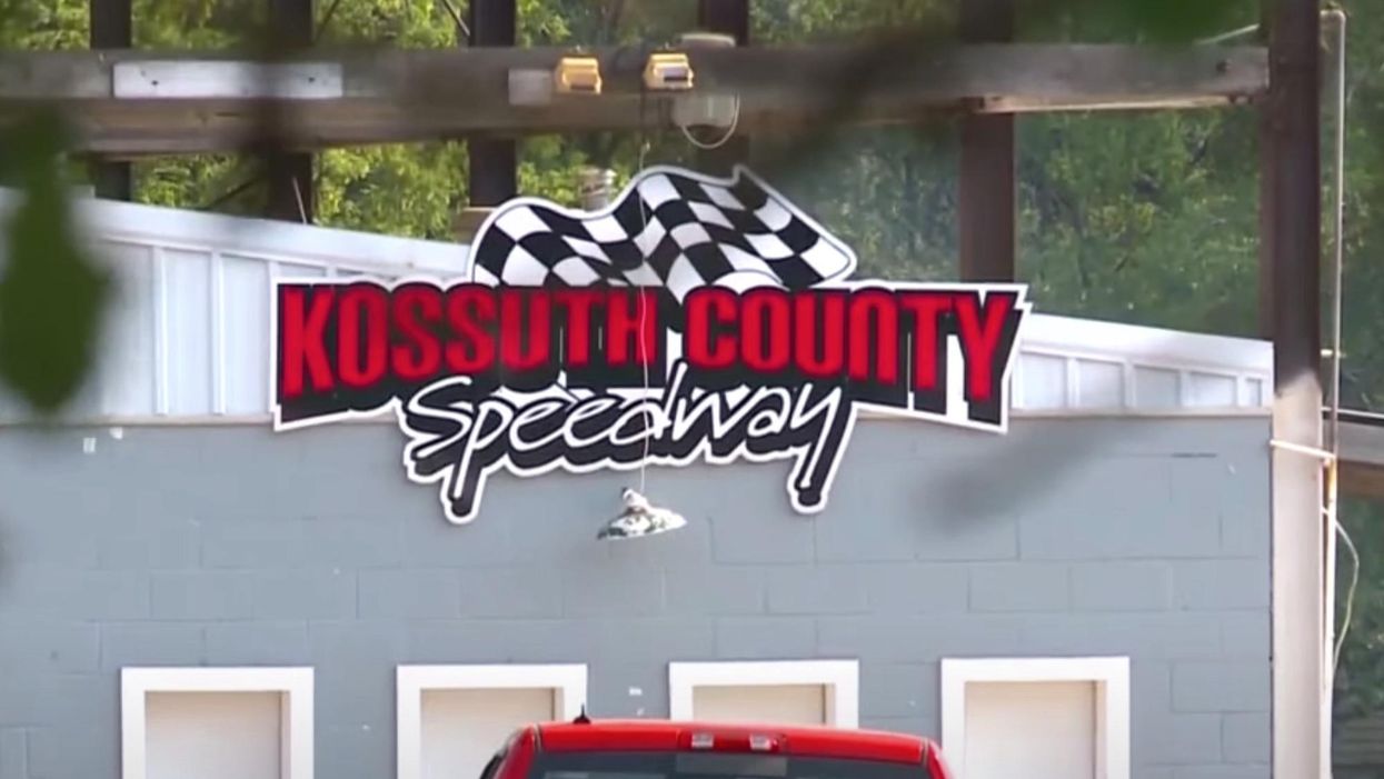 Iowa racetrack announcer gets crowd applause for rant against anthem protests, and then gets fired from his job.