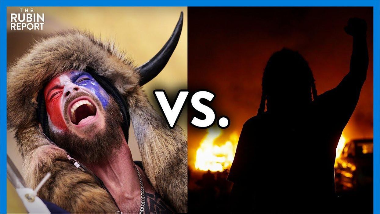 MUST SEE side-by-side media coverage of BLM protests vs. Capitol riot