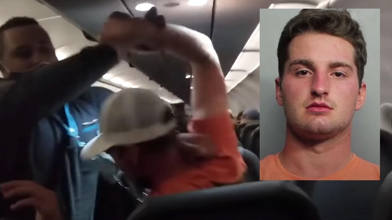 VIDEO: Frontier Airlines crew duct tapes passenger to his seat after he allegedly groped and assaulted flight attendants