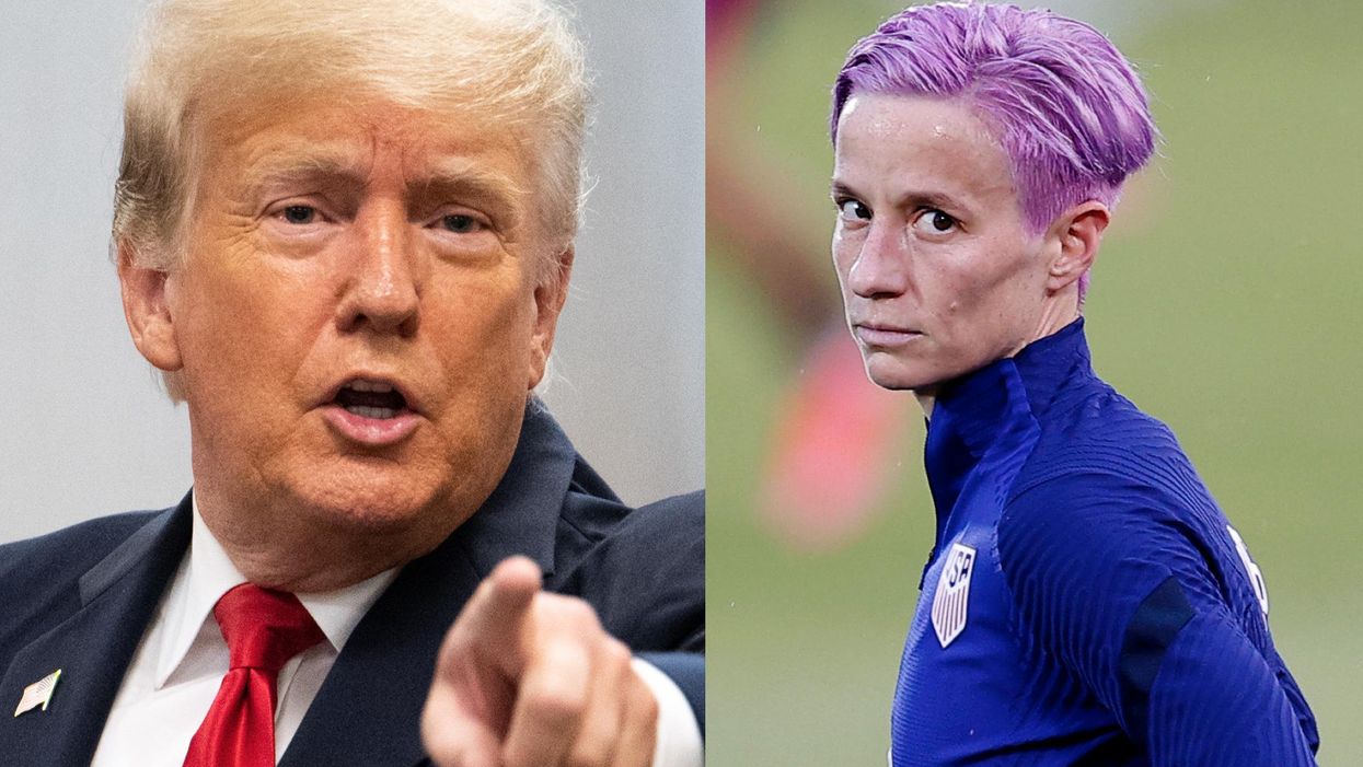 Megan Rapinoe is not happy that Trump slammed the US Women's soccer team for failing to win Olympic gold