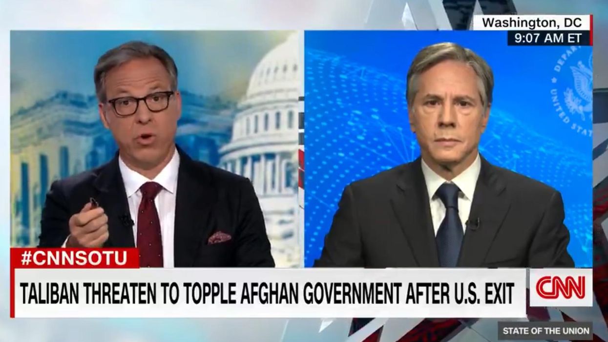 Jake Tapper grills Antony Blinken over Afghanistan failures, directly calls out Biden for being 'so wrong'