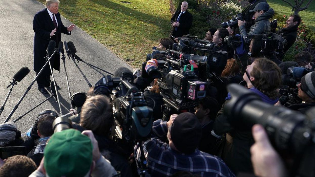 Pew Research survey shows the political right's declining trust in information from the national news media