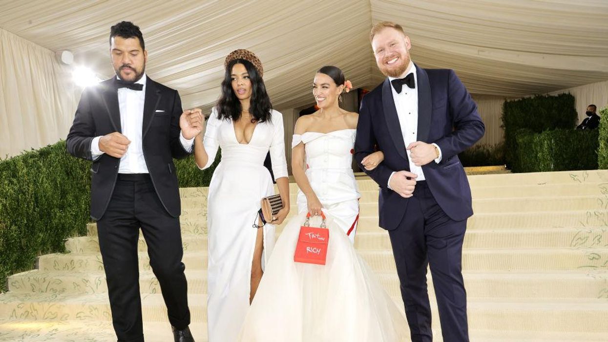 AOC's 'Tax the Rich' dress designer reportedly owes thousands in unpaid taxes