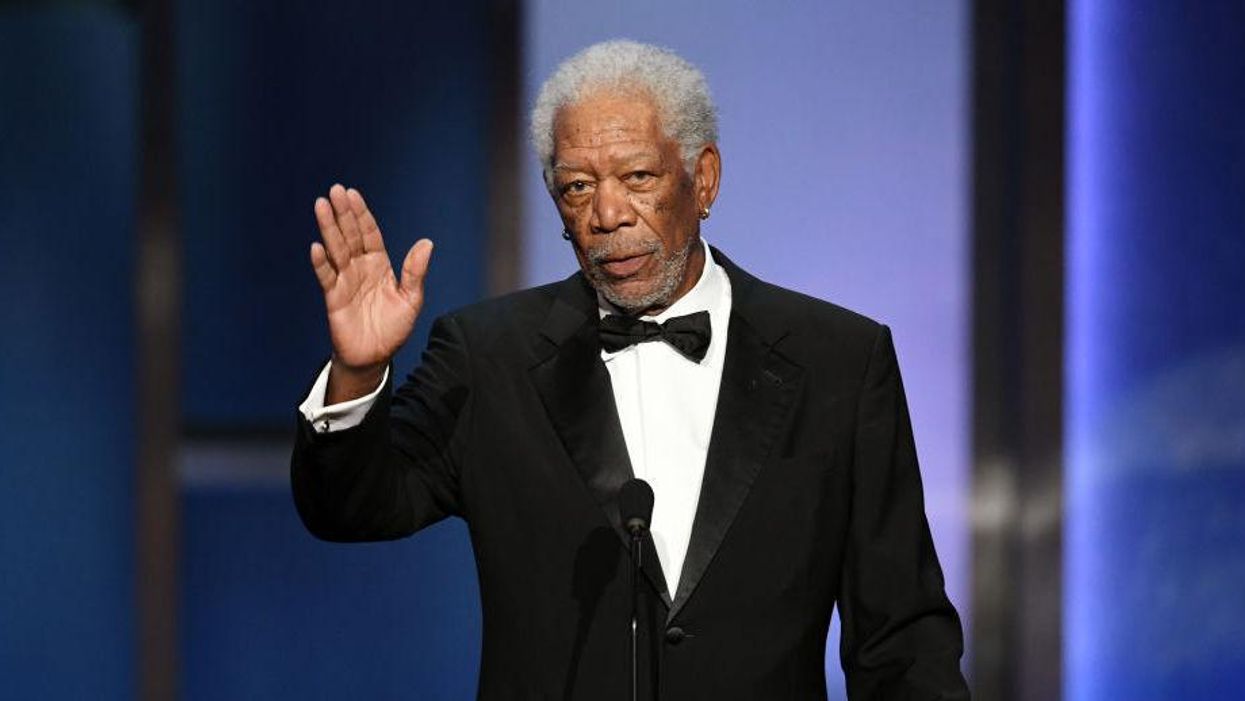 Morgan Freeman rebukes 'defund the police' movement to journalist who supports 'AbolishThePolice'
