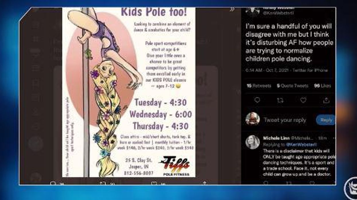 'I draw the line at the pole': Elijah Schaffer reacts to pole-dancing classes offered to children