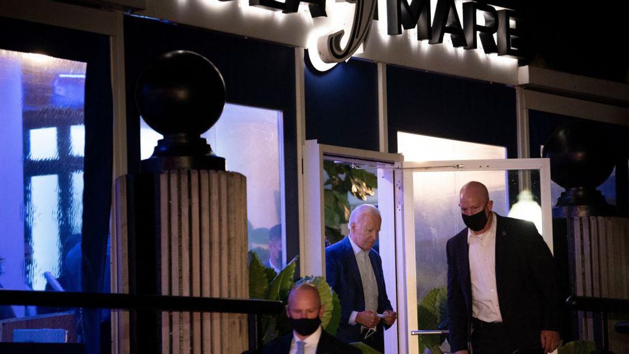 President Biden caught not wearing mask at swanky DC restaurant, violating city's mask mandate