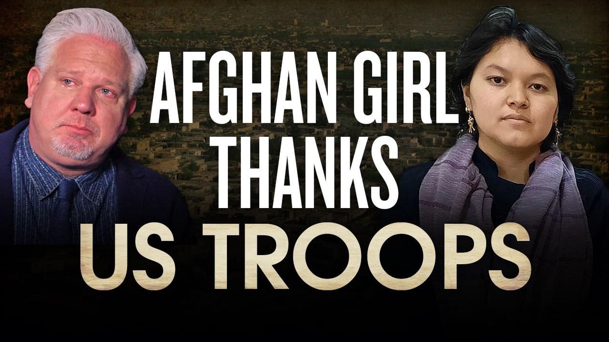 WATCH: Afghan girl's POWERFUL message to US troops brings Glenn Beck to tears