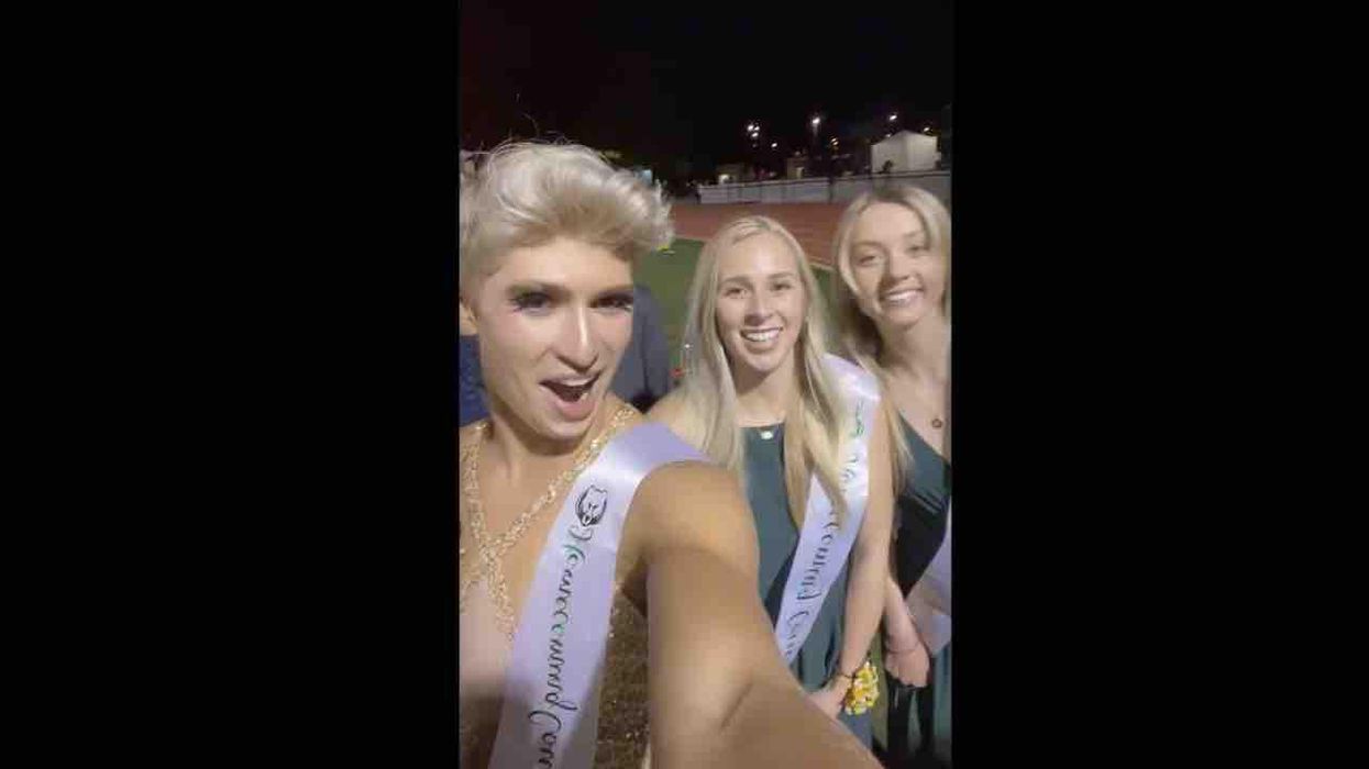 Male HS student crowned homecoming queen as crowd erupts in wild cheers: 'It was literally like a dream'