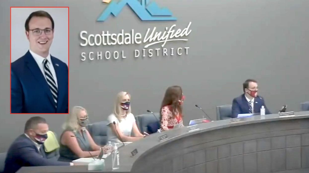 Parents demand resignation of Scottsdale school board president after he accidentally reveals creepy dossier of info on anti-CRT parents