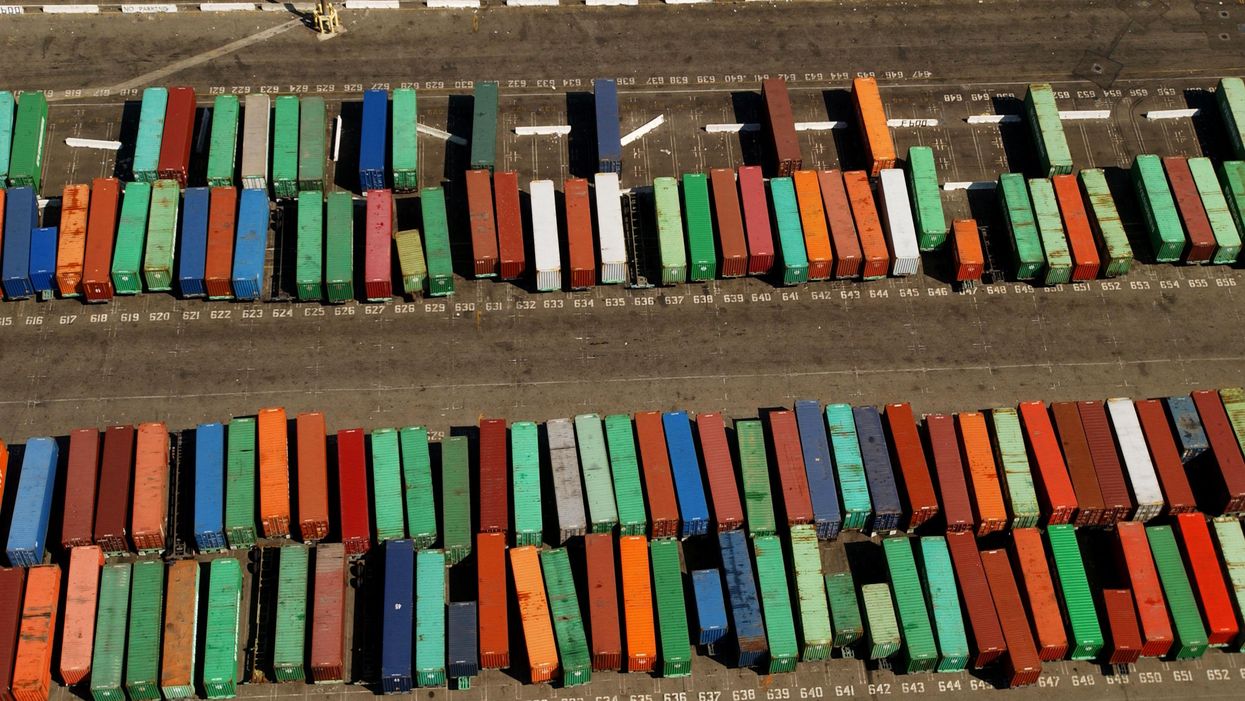 Homeless people are looting grounded shipping containers in California?