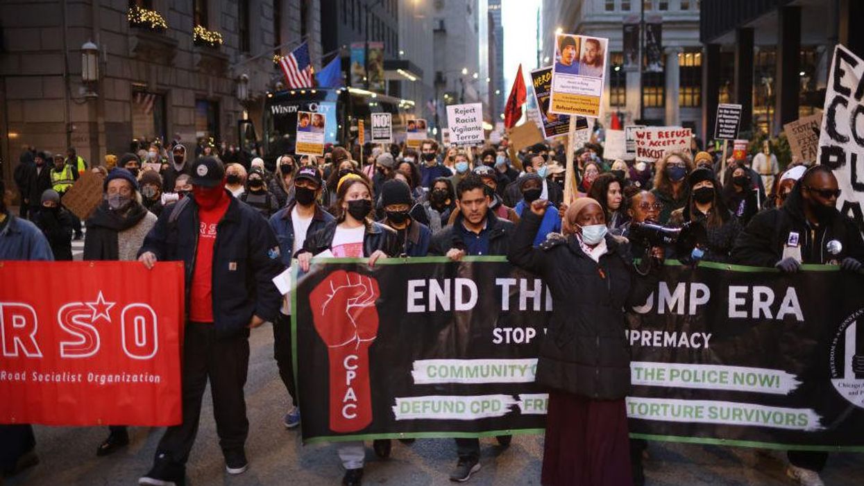Protesters angry over Rittenhouse acquittal demand communist revolution: 'The only solution is communist revolution!'