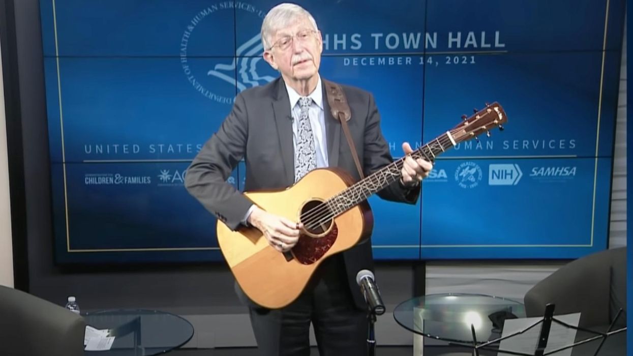 Outgoing NIH Director Dr. Francis Collins closes controversial tenure with a bizarre bang: A pandemic-themed rendition of 'Somewhere Over the Rainbow'
