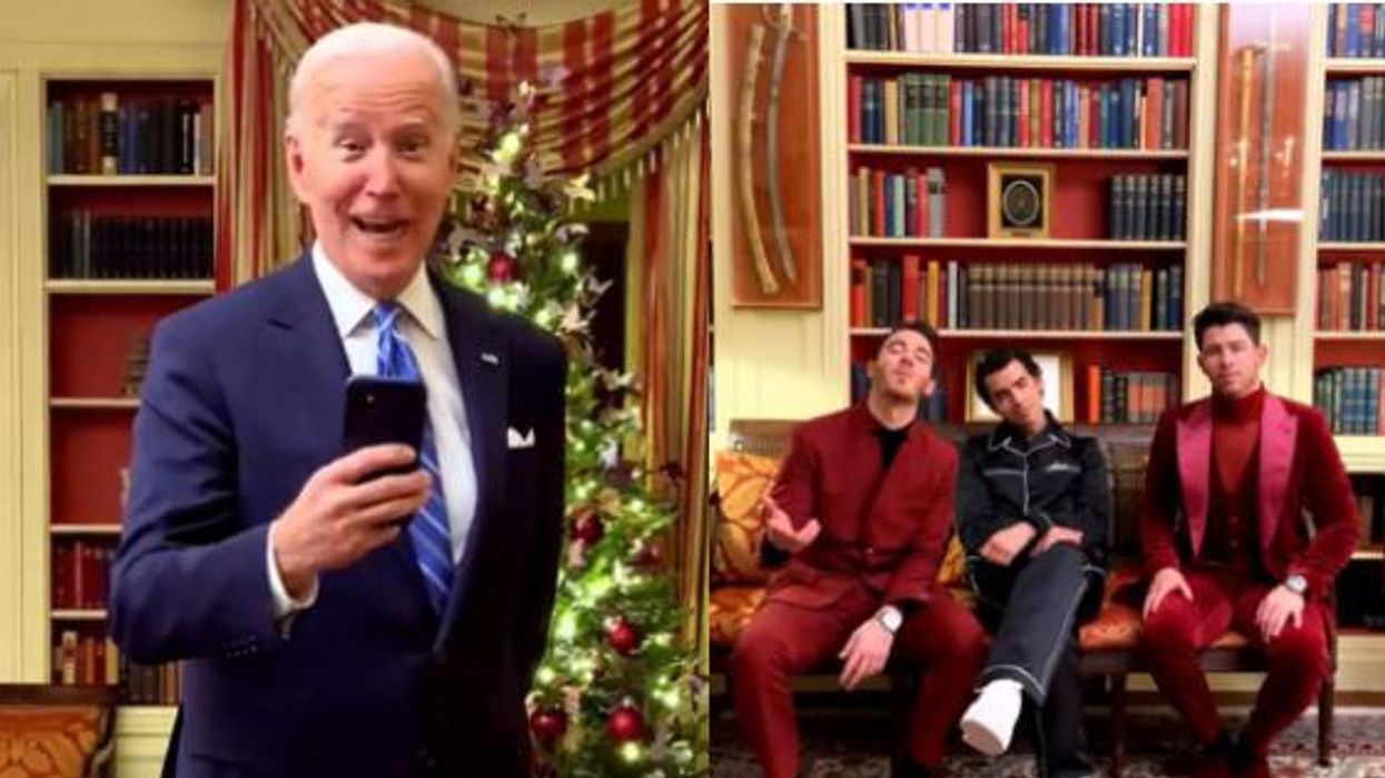Biden's TikTok video promoting vaccinations with Jonas Brothers is so 'cringe' that even left-wing activists smash the president: 'This is absolutely the worst thing I’ve ever seen'