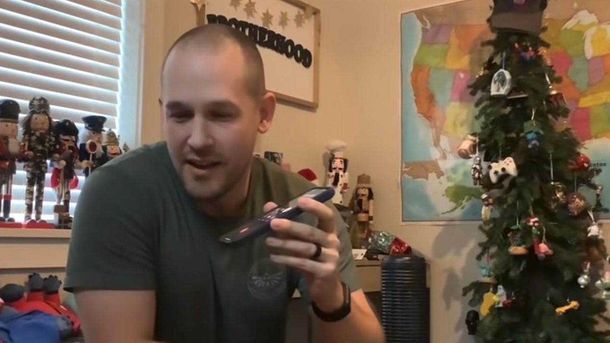 Father who told Biden 'Let's Go Brandon' in Christmas Eve call speaks out after leftists attack him
