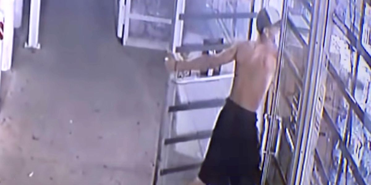 Shocking video captures a male sneaking up to a convenience store entrance before unloading his gun and killing three teenagers | Blaze Media