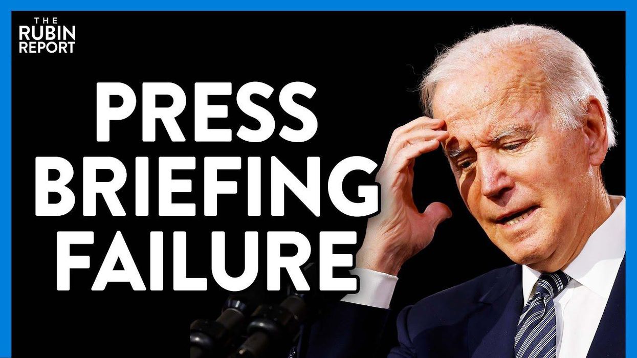 WATCH: Biden struggles to get through another disastrous press briefing, ignores questions