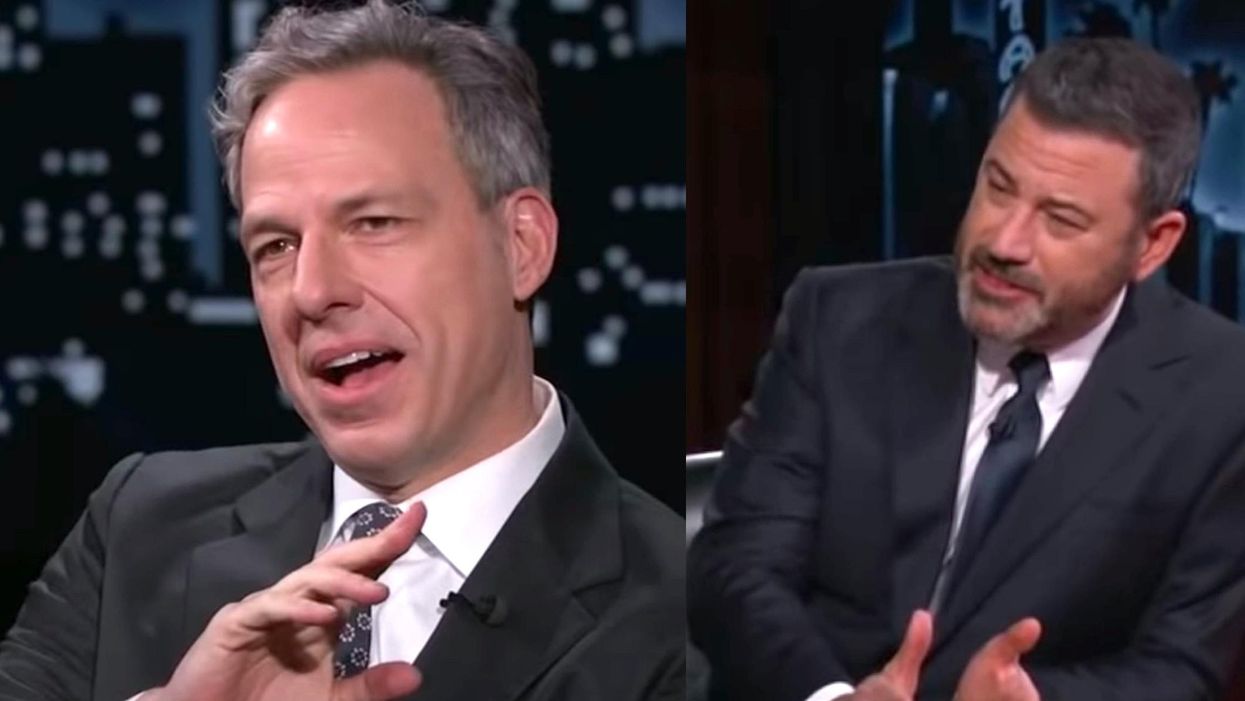 Jake Tapper stuns Jimmy Kimmel when he defends Peter Doocy over Biden's 'SOB' insult