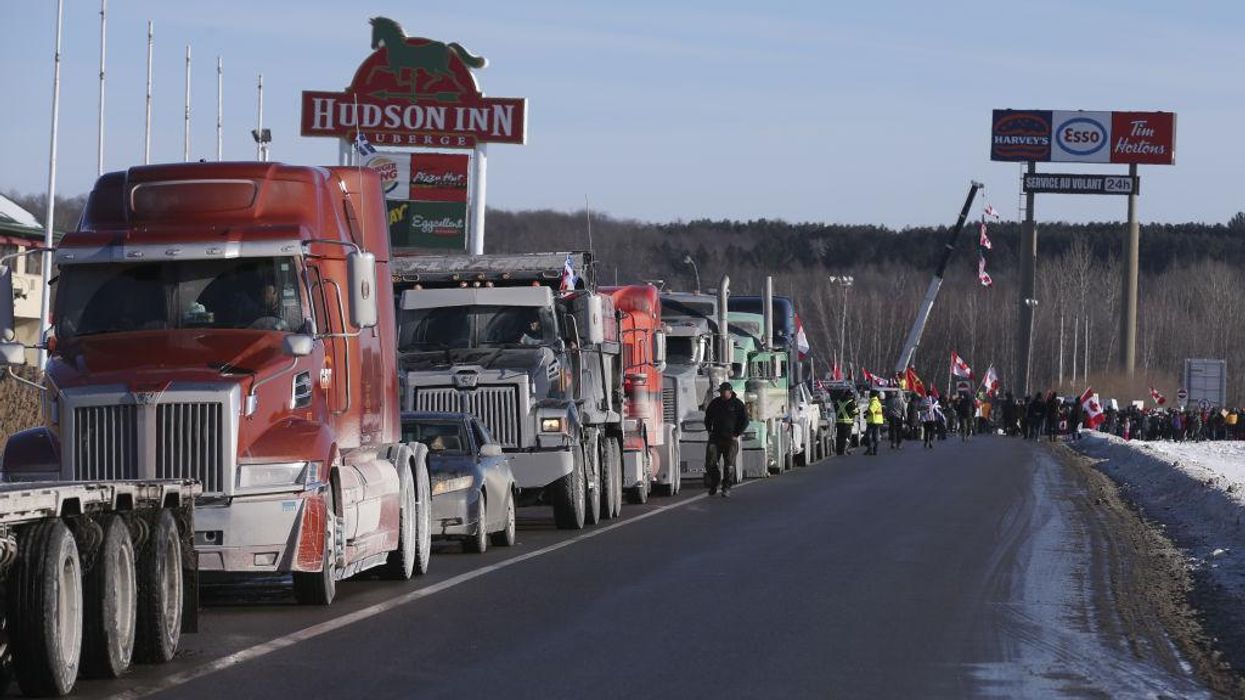 Washington Post political cartoon labels trucker convoy as 'fascism,' which ignites fierce firestorm: 'Devoid of wit or truth. Shameful and pathetic.'