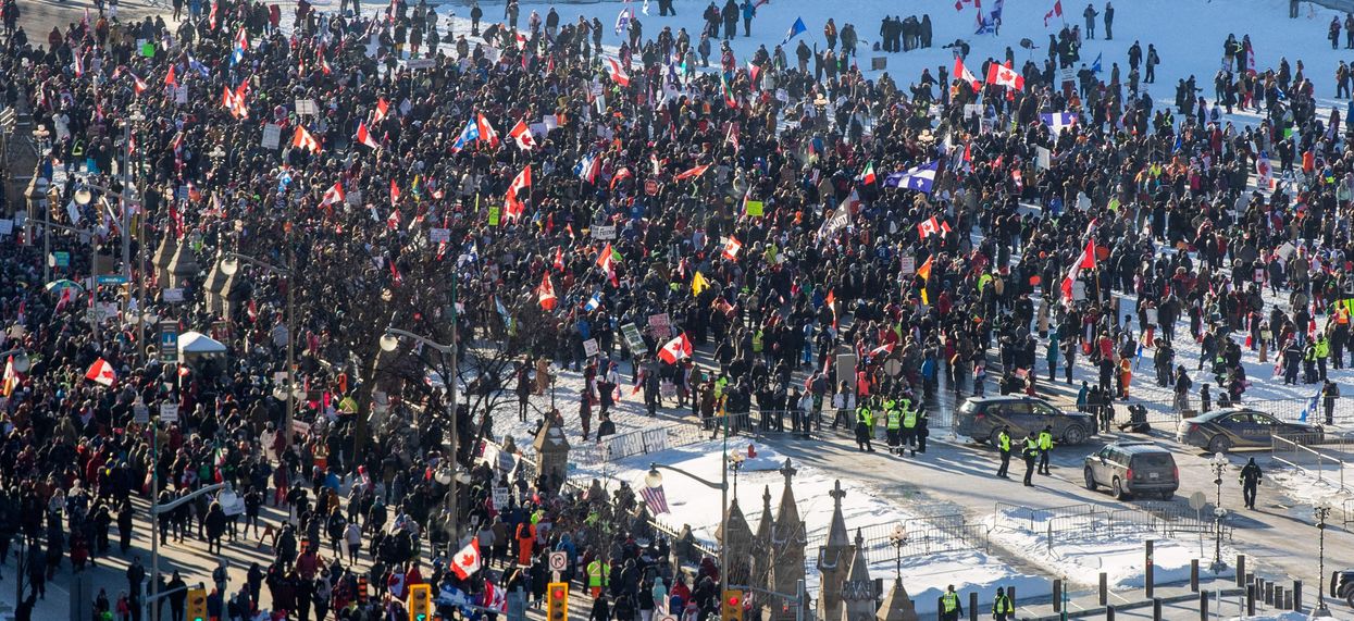 LIVE interview: Freedom Convoy trucker joins Crowder from a ditch in Ottawa