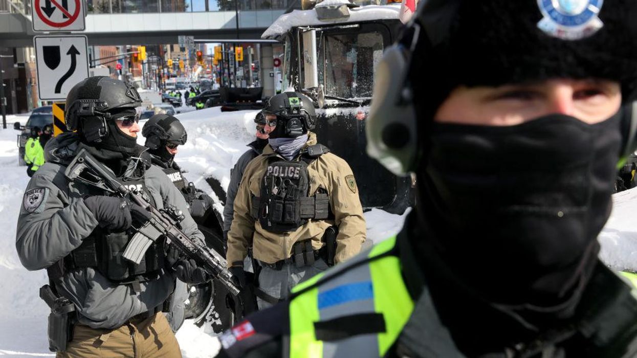 Video: Trucker protest in Ottawa escalates as police clash with Freedom Convoy demonstrators, 150 arrested as authorities retake Parliament Hill area