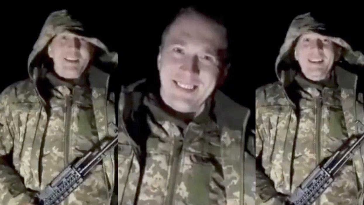 Cheerful Ukrainian soldier's video message to Russians goes viral: 'We'll soon start kicking your ass'