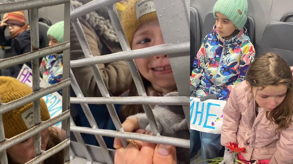 Russian police detain 5 children for trying to lay flowers at Ukrainian embassy in Moscow