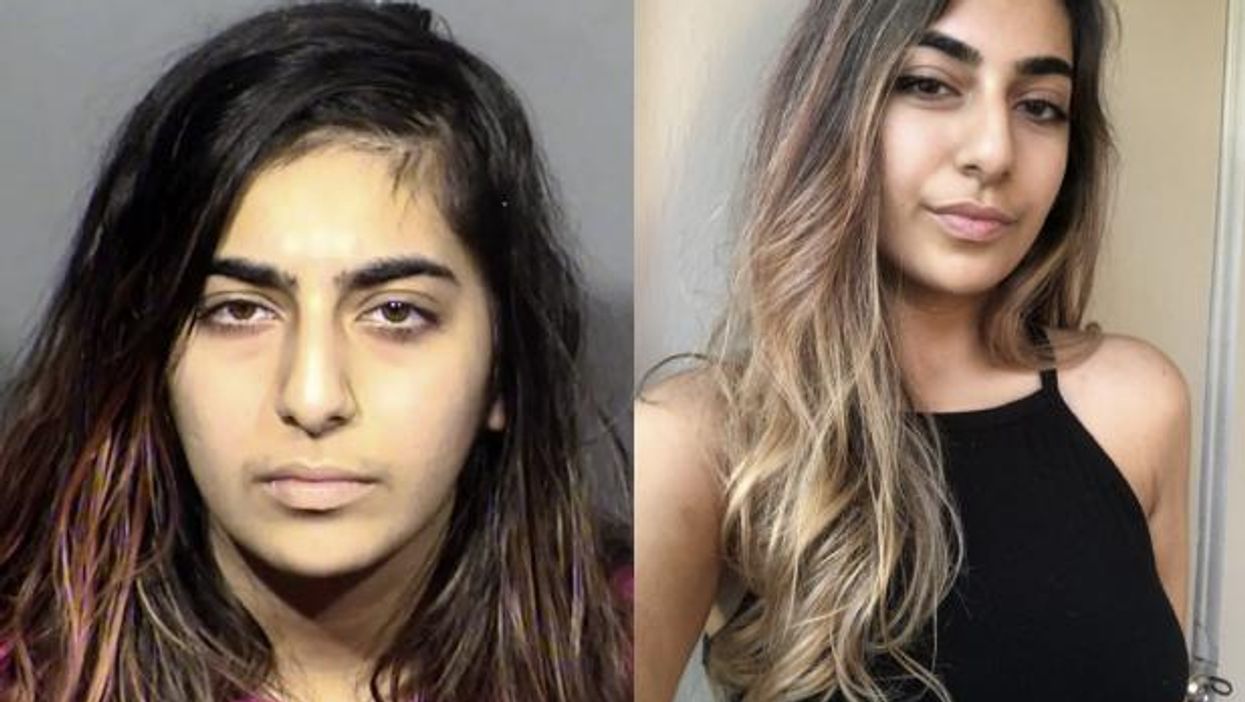 Woman, 21, lured Las Vegas man to motel, blindfolded him, stabbed victim in the neck as revenge against US drone strike that killed Iranian leader: Police