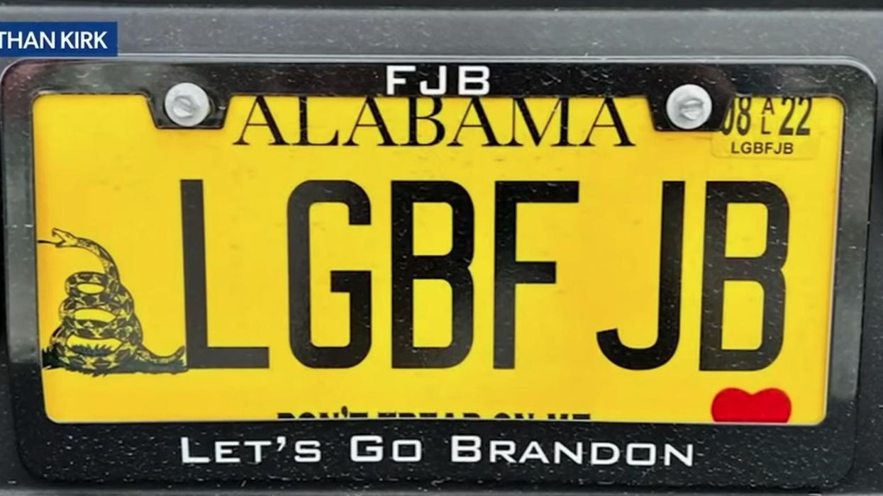 Alabama man receives free speech victory after state demanded he surrender 'LGBF JB' license plate