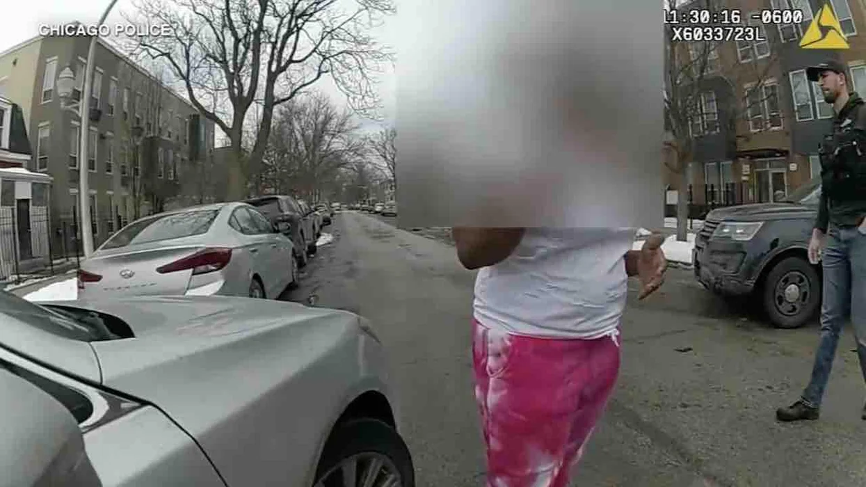 'My auntie probably your boss': New video shows Chicago cops' drug bust traffic stop of car owned by internal affairs chief — that her niece was driving