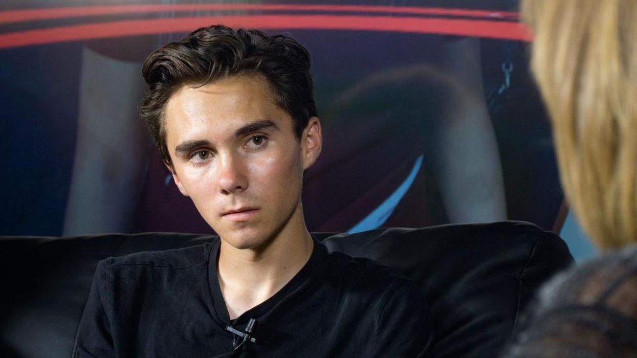 David Hogg wants to know why we don't need a license to kill people. No, really.