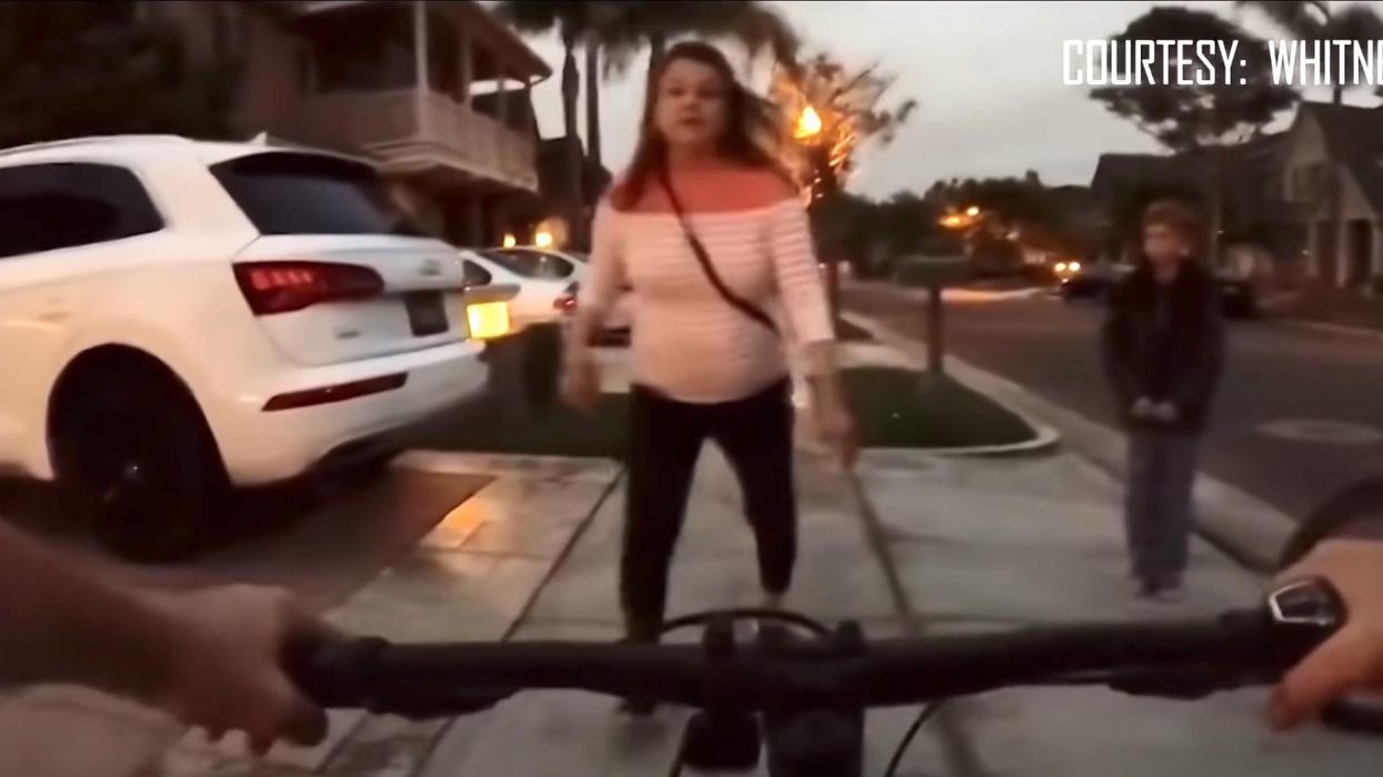 California woman charged with battery over altercation with 12-year-old riding his bike, and it's all caught on video