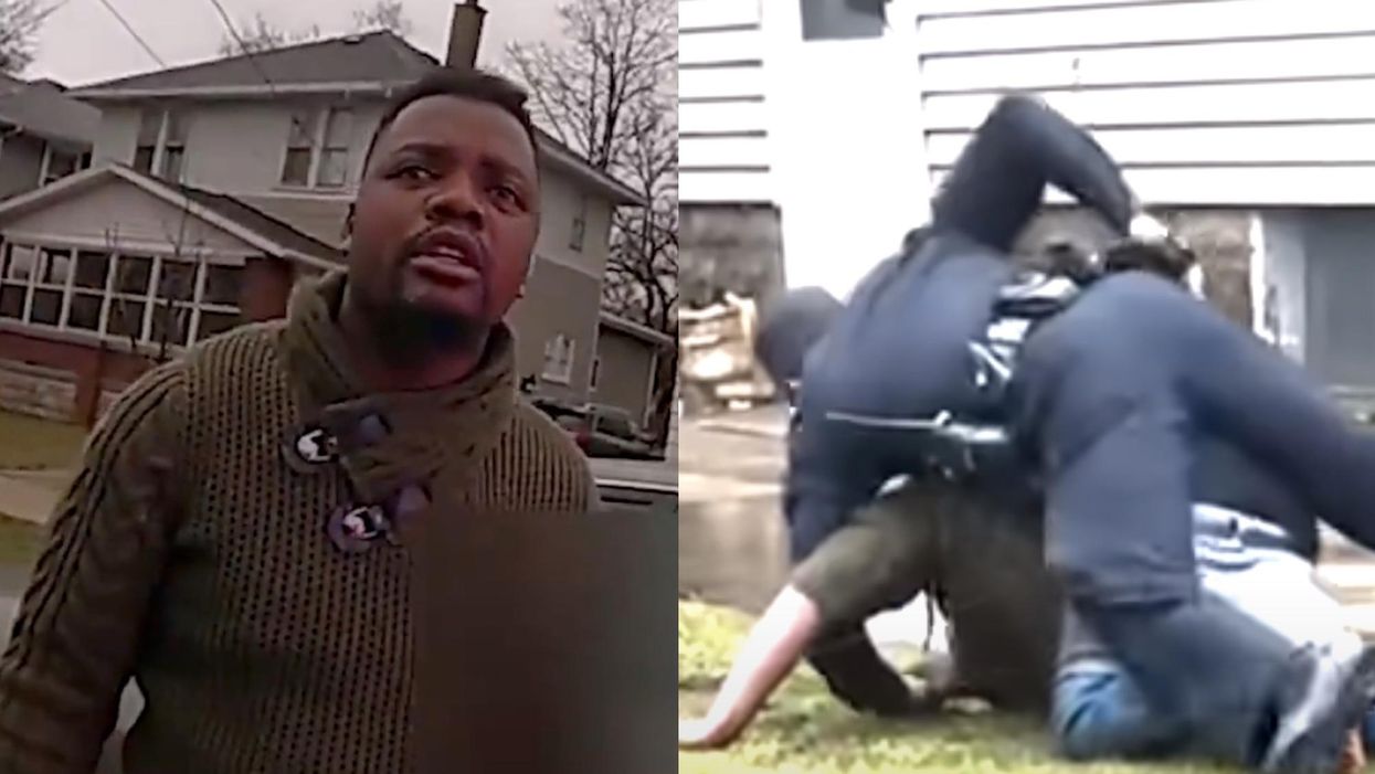 Protests erupt in Michigan after police release videos of black man killed during struggle over a traffic stop