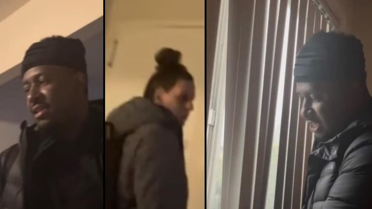 Couple returns from vacation to find all of their belongings gone and two people sleeping on their bed