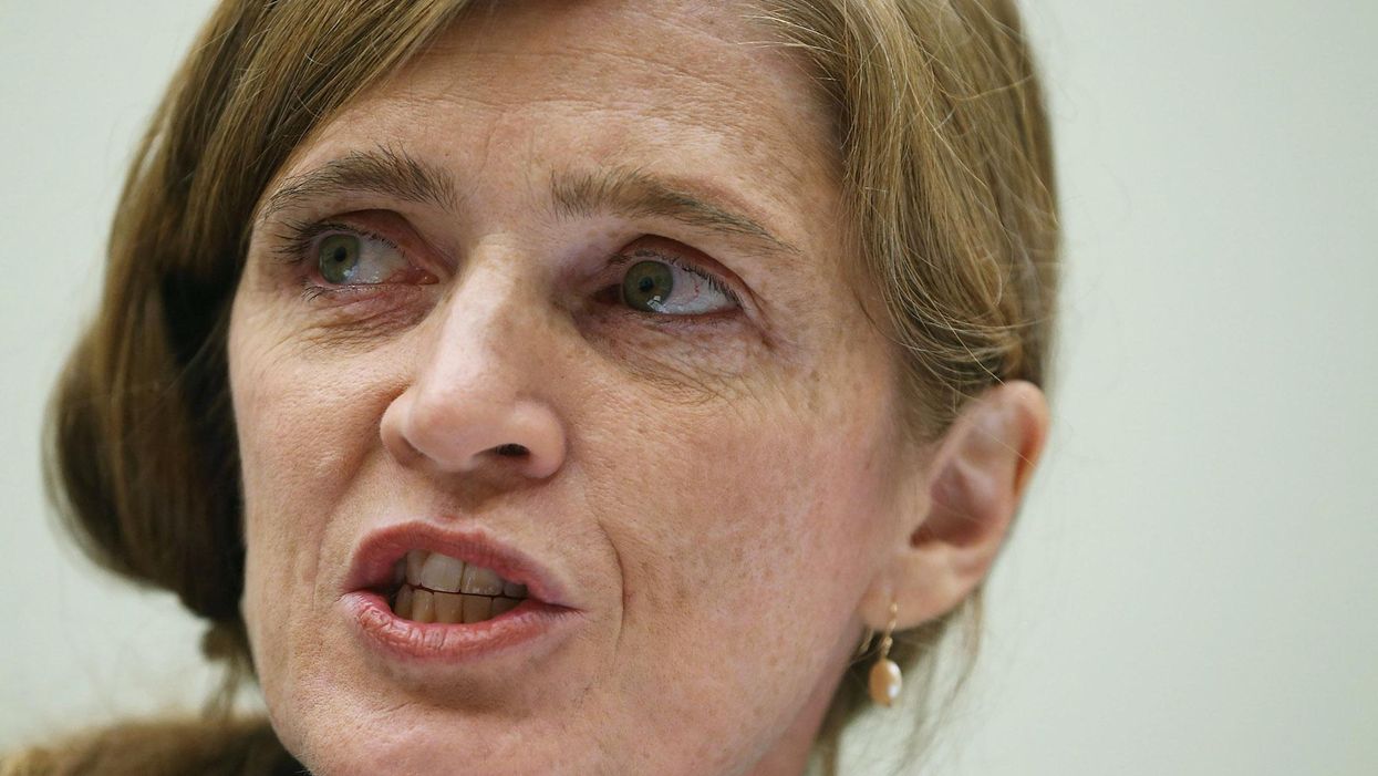 Samantha Power says 'catastrophic' food shortages are an opportunity to implement left-wing policies