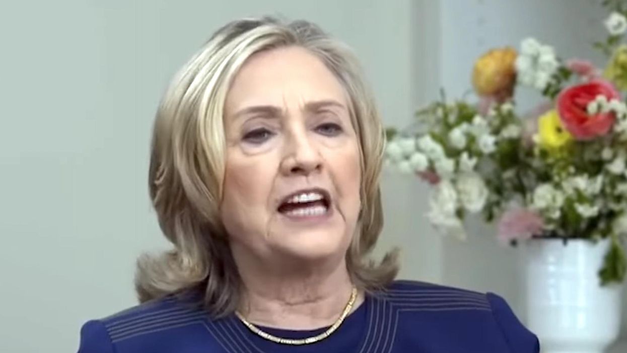 Hillary Clinton says the election isn't about disagreement, it's about the 'rise of authoritarianism' and a 'direct attack' on democracy