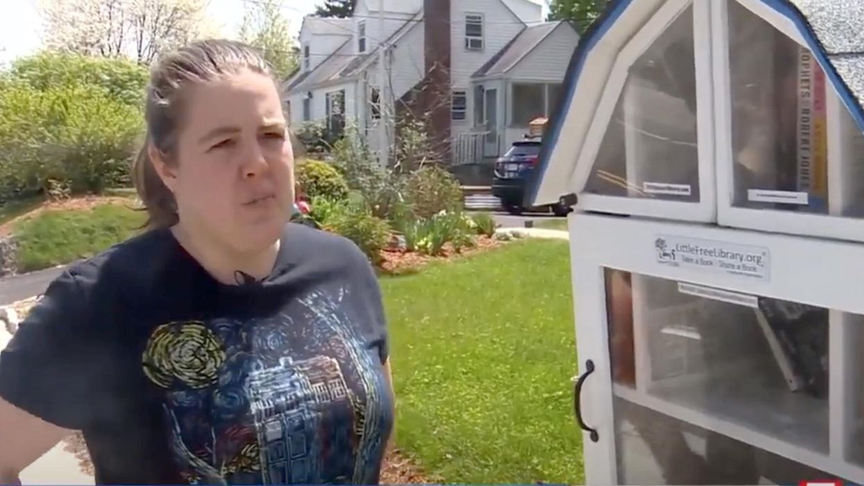 Lesbian couple says vandalism of their 'Little Queer Library' feels like 'censorship' and hatred