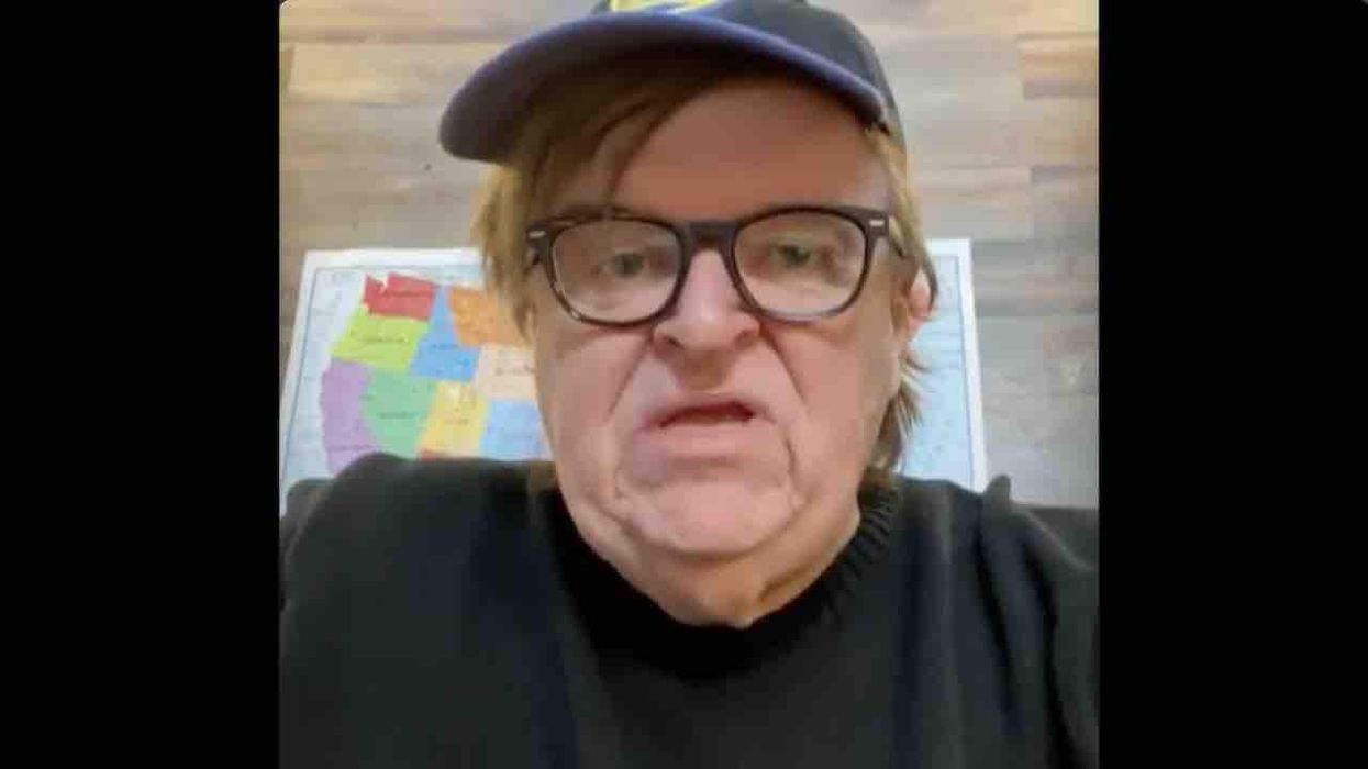 Far-left Michael Moore declares 'it's time to repeal the Second Amendment' — but gun-rights supporters fire back in defiance: 'Come take it'